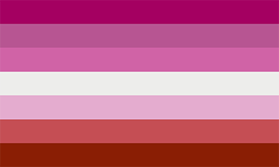 lesbian flag
